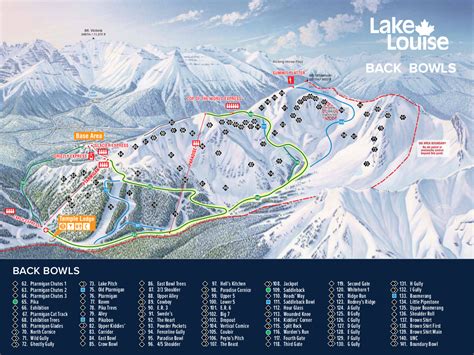 Lake Louise Ski Map Free Download