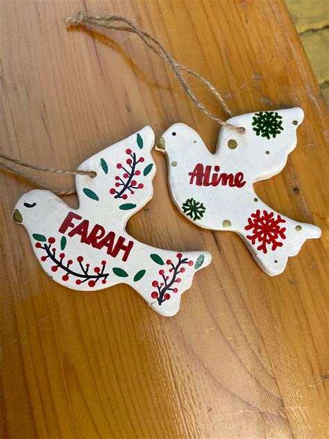 Personalized Ceramic Christmas Ornament - I Make This