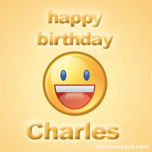 Happy Birthday Charles Free e-Cards