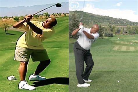 WATCH: Charles Barkley's New Golf Swing!