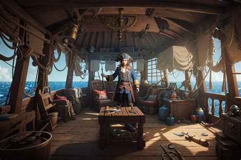 Premium AI Image | VR Pirate Adventure