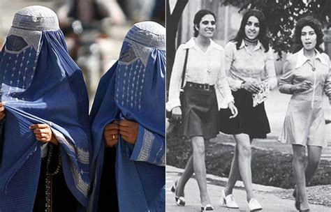 Women of Afghanistan: Pictures that show how life went horribly wrong ...