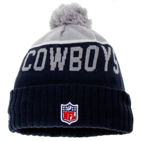 Men's Dallas Cowboys New Era Gray On Field Sport Knit Hat - NFLShop.com