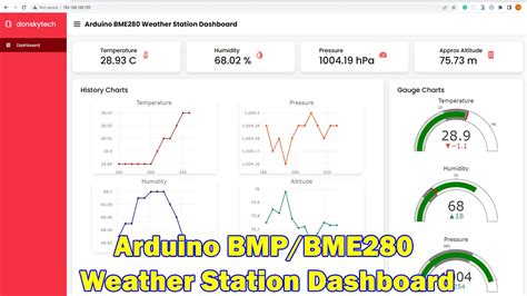 Using Arduino with BME280 plus a weather station project