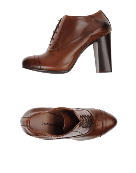 Costume National Laced Shoes in Brown | Lyst