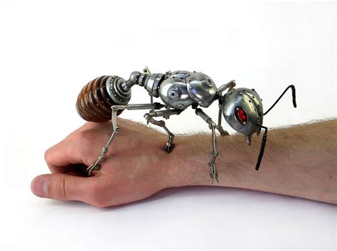 Russian Artist Creates Steampunk Animals From Old Car Parts, Watches ...