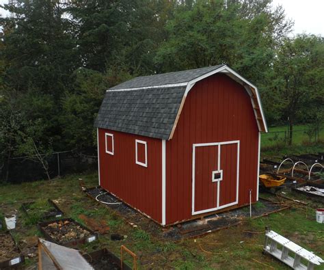 12'x16' Mini-Barn/Shed With Gambrel Roof : 38 Steps (with Pictures) - Instructables