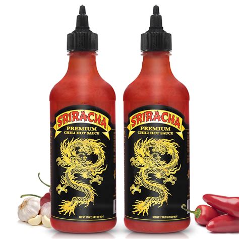 Underwood Ranches Limited Edition Dragon Sriracha Sauce - Hot Sauce, Perfect for Spicing Up Any ...