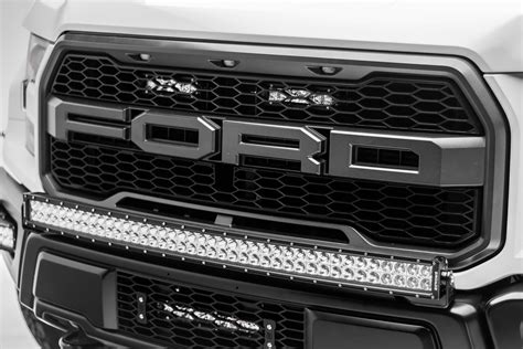 2017-2021 Ford F-150 Raptor Front Bumper Top LED Bracket to mount 40 Inch Curved LED Light Bar ...