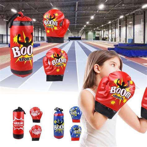 Boxing Bag for Kids Toddler Punching Bag Kids Boxing Gloves Sandbag Boxing Training Equipment ...