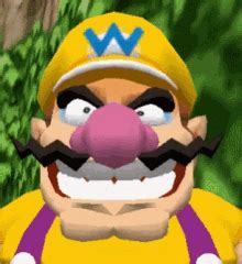 Wario Laughing Gif