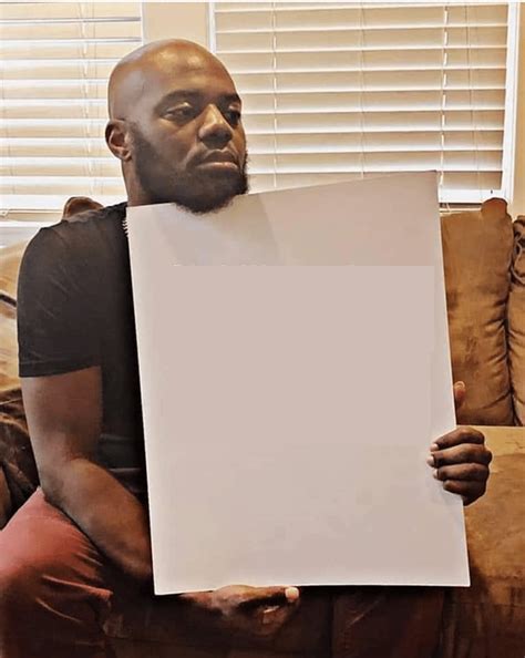 Meme Generator - Disappointed Black Man Holding Sign - Newfa Stuff