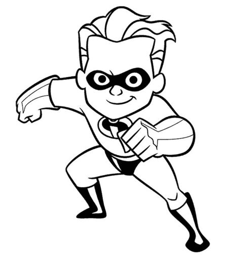 Dash From The Incredibles Coloring Page - Download & Print Online Coloring Pages for Free ...