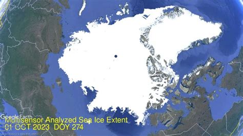 October 2023 Arctic Ice Grows by Leaps – Ice expansion creates ...