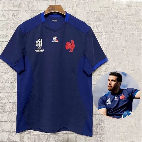 New 2023 /24 France Rugby Jersey French Rugby World Cup Jersey Home ...