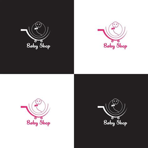 Baby shop modern minimal logo design vector template. 29607311 Vector Art at Vecteezy