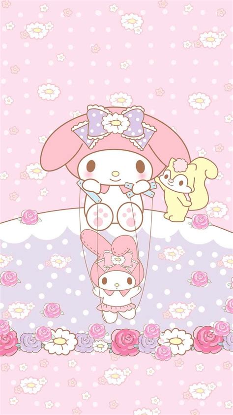 My Melody | My melody wallpaper, Wallpaper iphone cute, Kawaii wallpaper