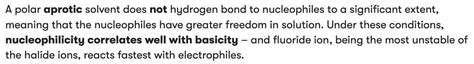 Question about nucleophilicity trends : r/Mcat