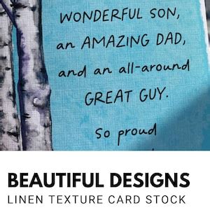 Son Father's Day Card, Fathers Day Card for Son, Happy Fathers Day Son ...