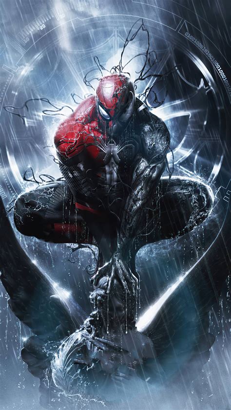 Spider man symbiote hd wallpaper pc comic book style - singaporehor