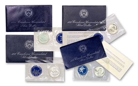 Complete Uncirculated Ike Silver Dollar Set | GovMint.com