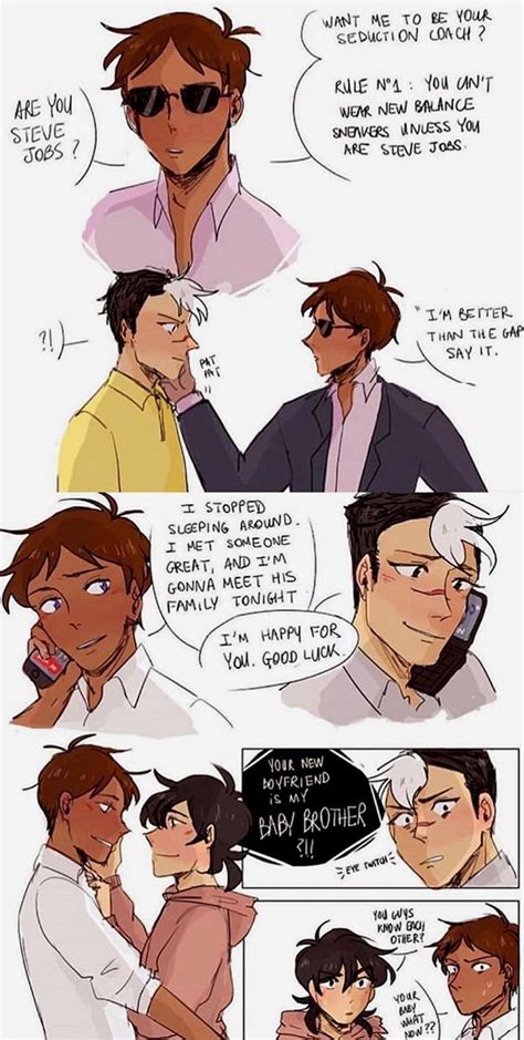 #Klance and EShiro | Klance comics, Klance, Voltron funny