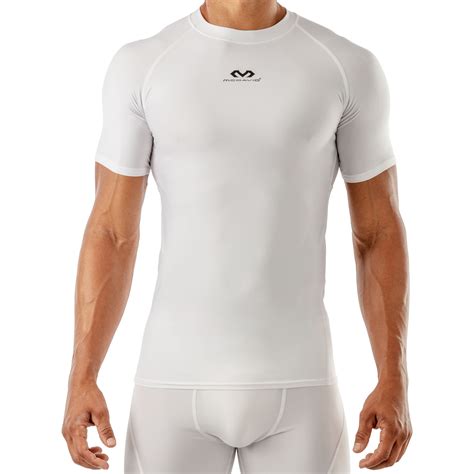 McDavid Sport Compression Shirt With Short Sleeves, White, Adult Small - Walmart.com