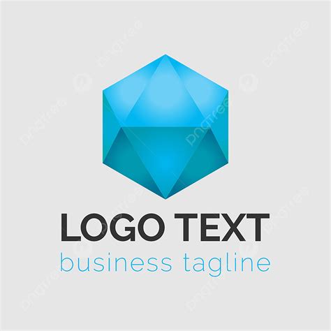 Abstract Design Blue Vector Hd PNG Images, Abstract Blue Hexagon Logo ...