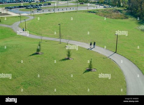 Curved Walkway Stock Photo - Alamy