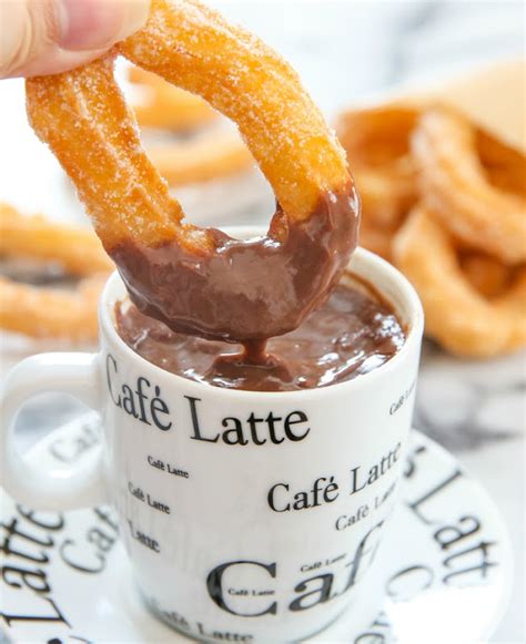 Spanish Churros with Chocolate - Kirbie's Cravings