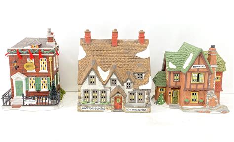 Lot - 3pc Dept 56 Dickens Village Series