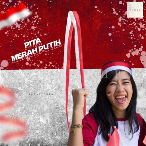 Jual PITA MERAH PUTIH - Ribbon Kain Bendera Kemerdekaan Indonesia 17 ...