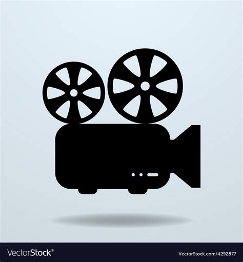 Icon of Film Projector Cinema Projector Royalty Free Vector