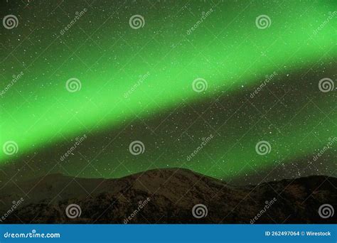 Northern Lights in the Arctic Circle in Norway Stock Photo - Image of ...