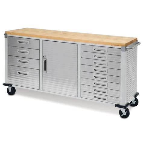 Garage Rolling Metal Steel Tool Box Storage Cabinet Workbench |NO SALES TAX| | Rolling workbench ...