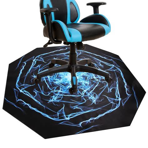 Gaming Chair Mat, 51" Octagon 3mm Thick Rubber Computer Office Chair ...