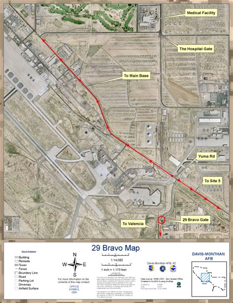 Davis Monthan Afb Map - Map Of East Coast