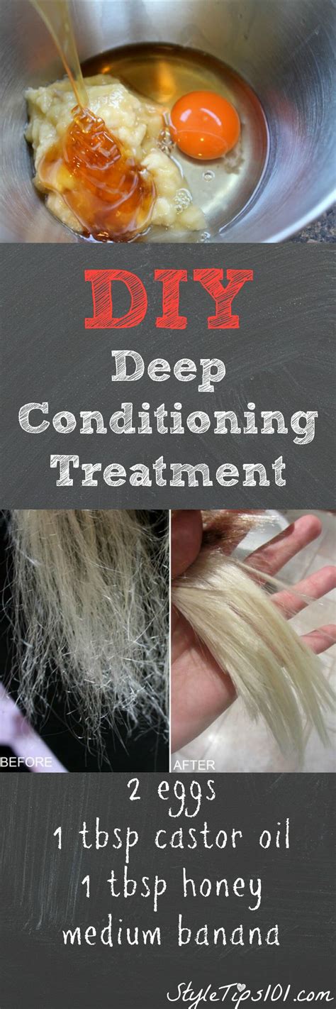 DIY Deep Conditioning Treatment With Egg and Castor Oil