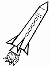 Rocket coloring Pages sketch template