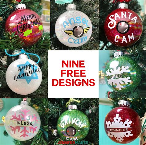 Jennifer Maker Youtube Ornaments - SVG images Collections