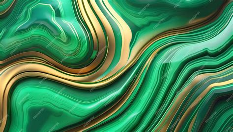 Premium AI Image | Abstract malachite background with stone texture realistic malachite surface