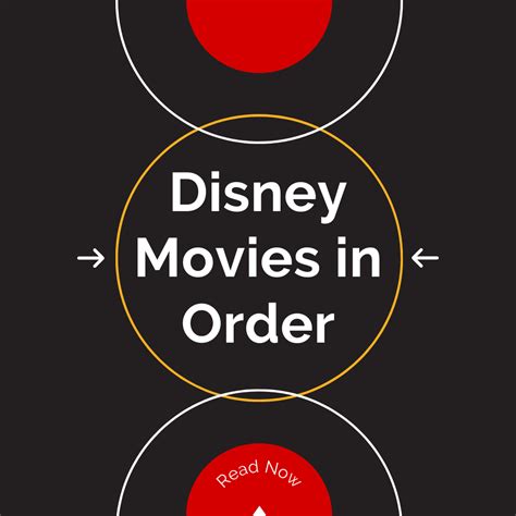 Upcoming Disney Movies Timeline