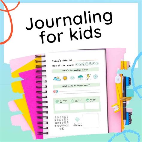 Journaling for Kids - Home Time Activities