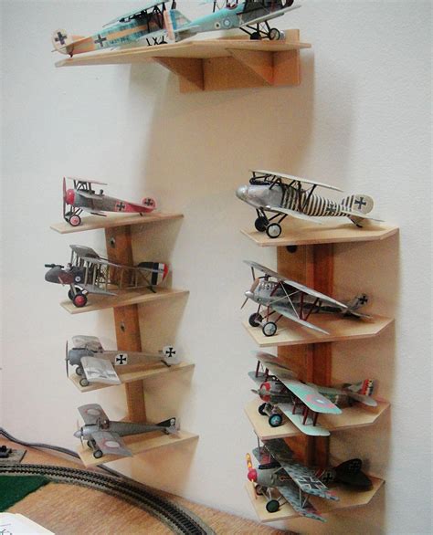 special shelving designed to hold model airplanes! #hobbys | Model ...