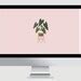 Boho Minimalist Plant Desktop Wallpaper for Mac MacBook Wallpaper, Desktop Wallpaper,plant ...