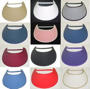 Ladies-Womens-Sun-Visors-Golf-Tennis-No-Headache-Spiral-Stretch-Cord-Strap