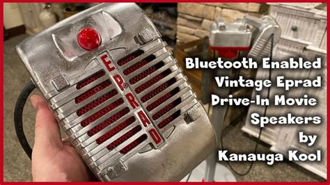 the bluetooth enabled vintage era drive - in movie speakers