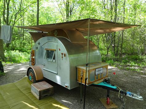 Steampunked Teardrop Camper For Sale