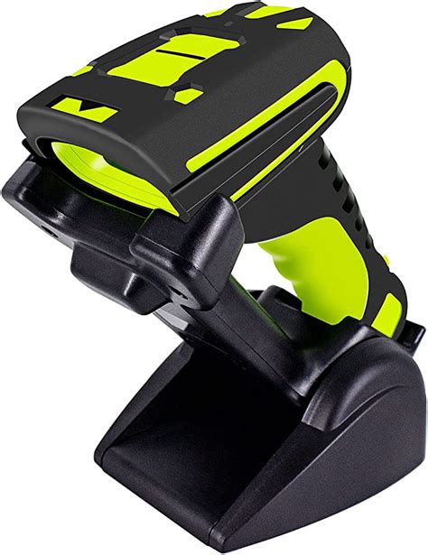 Amazon.com : Symcode 2D Bluetooth Barcode Scanner with Wireless Charging Stand 1968 Feet ...