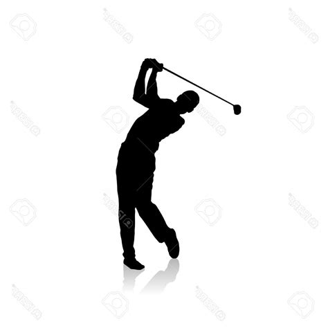 Golf Club Silhouette Vector at Vectorified.com | Collection of Golf ...